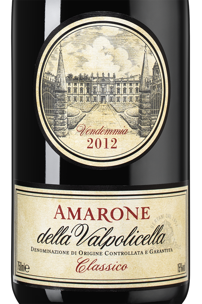 Вино Amarone della Valpolicella Classico, Bertani, 2012, (133782), Италия, Венето, красное, сухое, 0.75 л, Амароне делла Вальполичелла Классико, цена 39990 рублей