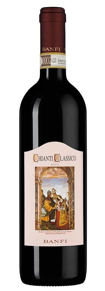 Вино Chianti Classico, Banfi, 2022, (150232), Италия, Тоскана, красное, сухое, 0.75 л, Кьянти Классико, цена 4490 рублей