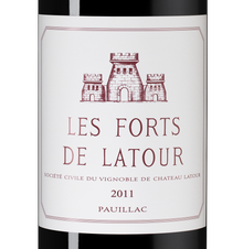 Вино Les Forts de Latour, (108332), красное сухое, 2011 г., 0.75 л, Ле Фор де Латур цена 45490 рублей