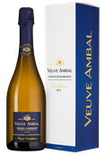 Игристое вино Veuve Ambal Cuvee Excellence Blanc Brut в подарочной упаковке