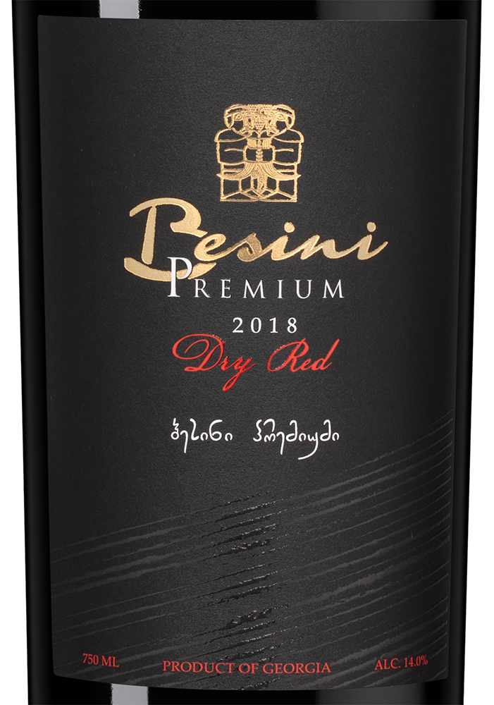 Вино Besini Premium Red, 2018, (131016), Грузия, Кахетия, красное, сухое, 0.75 л, Бесини Премиум Рэд, цена 3790 рублей