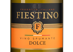 Итальянское белое игристое вино Fiestino Dolce
