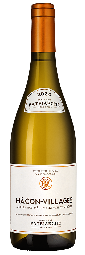 Вино Macon-Villages, Patriarche, 2024, (157995), Франция, Бургундия, белое, сухое, 0.75 л, Макон-Вилляж, цена 4690 рублей