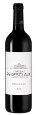 Вино Chateau Pedesclaux, (137712), красное сухое, 2015 г., 0.75 л, Шато Педескло цена 8990 рублей