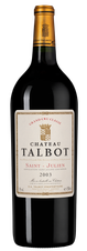 Вино Chateau Talbot, (142170), красное сухое, 2003 г., 1.5 л, Шато Тальбо цена 66490 рублей
