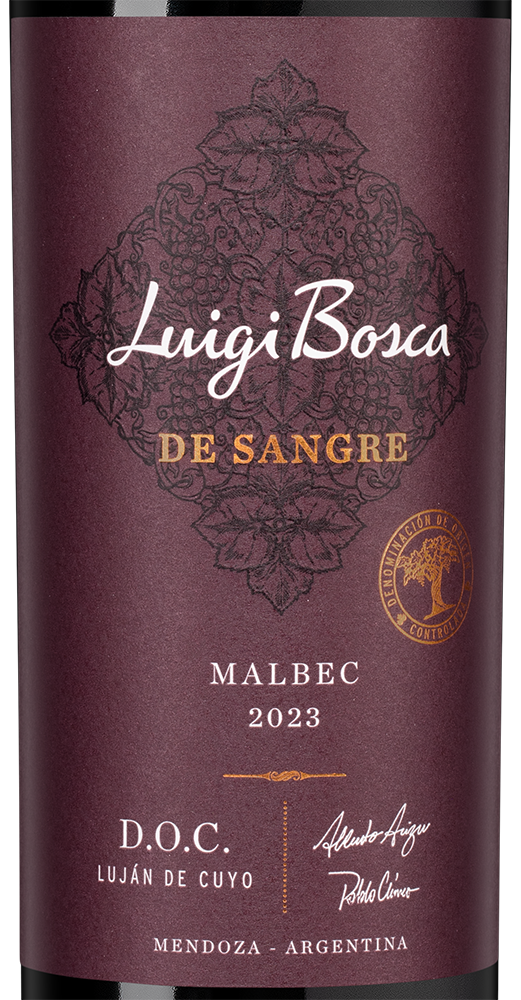 Вино De Sangre Malbec, Luigi Bosca, 2023, (154689), Аргентина, Мендоса, красное, сухое, 0.75 л, Де Сангре Мальбек, цена 4490 рублей