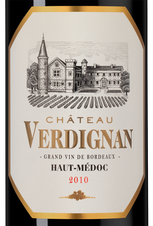 Вино Chateau Verdignan, (143597), красное сухое, 2010 г., 0.75 л, Шато Вердиньян цена 5990 рублей