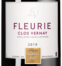 Вино Beaujolais Fleurie Clos Vernay, (128264), красное сухое, 2019 г., 0.75 л, Божоле Флёри Кло Верне цена 11190 рублей