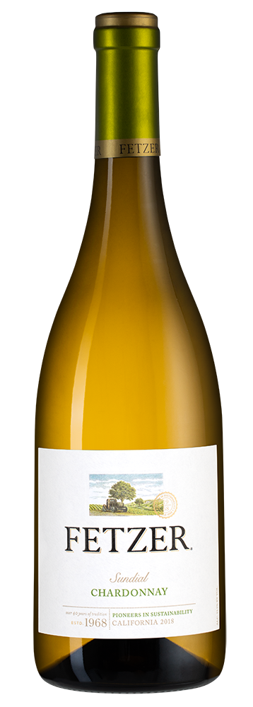 Вино Chardonnay Sundial, Fetzer, 2018, (118214), Соединенные Штаты Америки, Калифорния, белое, сухое, 0.75 л, Шардоне Сандайл, цена 1490 рублей