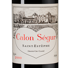Вино Chateau Calon Segur, (111835), красное сухое, 2009 г., 0.75 л, Шато Калон Сегюр цена 41390 рублей