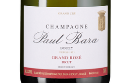 Розовое шампанское и игристое вино Шардоне Grand Rose Grand Cru Bouzy Brut