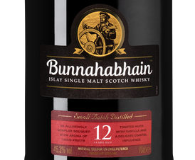 Виски Bunnahabhain Aged 12 Years в подарочной упаковке, (120914), gift box в подарочной упаковке, Односолодовый 12 лет, Шотландия, 0.7 л, Буннахавен Эйджид 12 Лет цена 14990 рублей