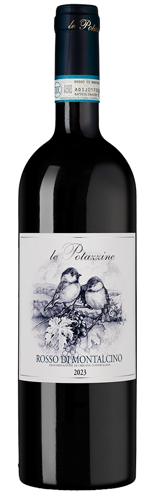 Вино Rosso di Montalcino, Le Potazzine, 2023, (153827), Италия, Тоскана, красное, сухое, 0.75 л, Россо ди Монтальчино, цена 13990 рублей