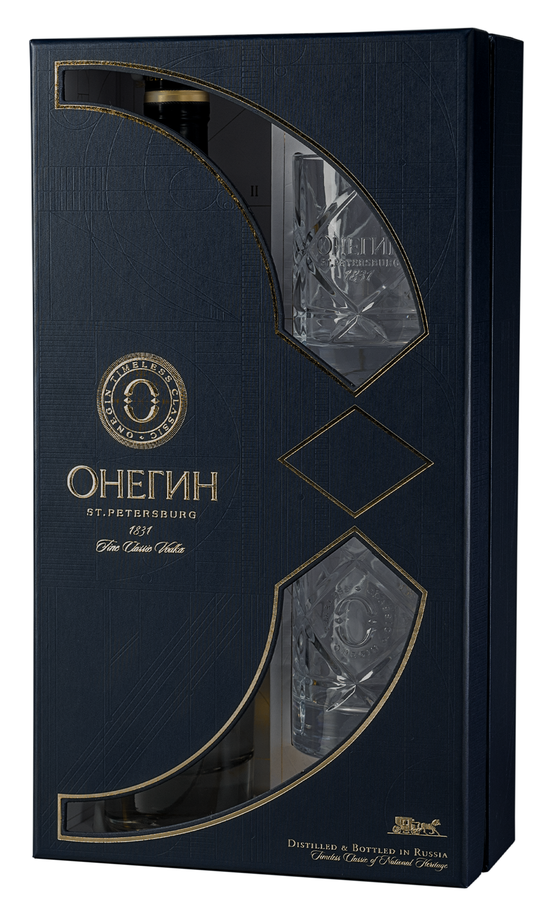 Водка Онегин в подарочной упаковке, (143905), Россия, 0.7 л, Онегин, цена 2990 рублей
