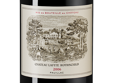 Вино Chateau Lafite Rothschild (Pauillac), 2006, (105961), Франция, Бордо, красное, сухое, 0.75 л, Шато Лафит Ротшильд, цена 299990 рублей