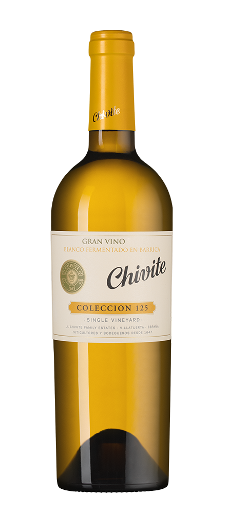 Вино Coleccion 125 Blanco, Bodegas Chivite, 2022, (153737), Испания, Наварра, белое, сухое, 0.75 л, Колексьон 125 Бланко, цена 11490 рублей