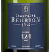 Французское шампанское и игристое вино Reserve 424 Brut в подарочной упаковке