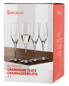 Набор из четырех бокалов Набор из 4-х бокалов Spiegelau Authentis для шампанского