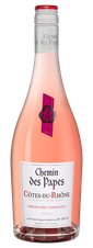 Вино Chemin des Papes Cotes du Rhone Rose, (120035), розовое сухое, 2018 г., 0.75 л, Шемен де Пап Кот-дю-Рон Розе цена 1390 рублей