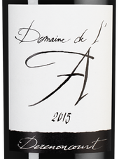 Вино Domaine de l'A, (116791), красное сухое, 2015 г., 0.75 л, Домен де л'А цена 7990 рублей