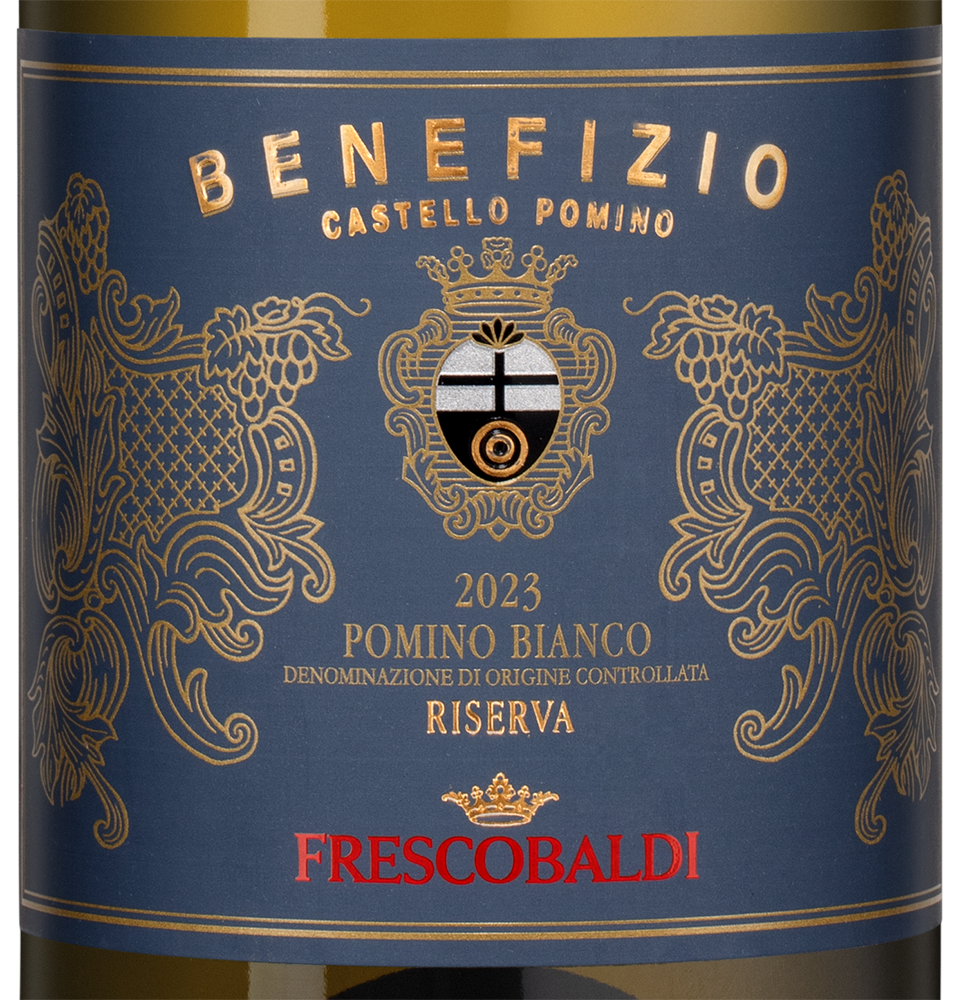 Вино Benefizio Riserva, Frescobaldi, 2023, (153992), Италия, Тоскана, белое, сухое, 0.75 л, Бенефицио Ризерва, цена 6993 рублей