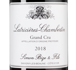 Вино Latricieres-Chambertin Grand Cru, (139252), красное сухое, 2018 г., 0.75 л, Латрисьер-Шамбертен Гран Крю цена 59990 рублей