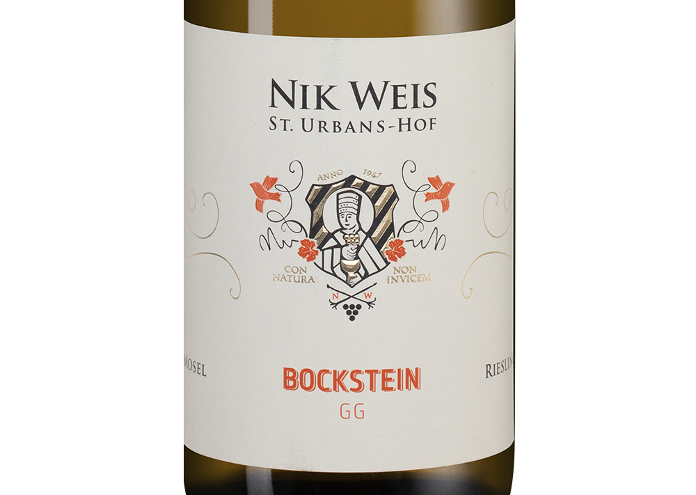 Вино Riesling Bockstein GG, Nik Weis St. Urbans-Hof, 2021, (141995), Германия, Мозель, белое, сухое, 0.75 л, Рислинг Бокштайн ГГ, цена 10493 рублей