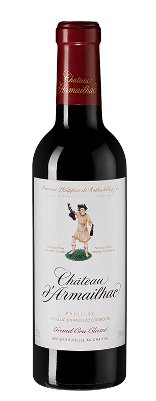 Вино Chateau d'Armailhac (Pauillac), 2021, 0.375л, (151907), Франция, Бордо, красное, сухое, 0.375 л, Шато д'Армайяк, цена 9990 рублей