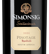 Вино Pinotage Redhill, (143368), красное сухое, 2020 г., 0.75 л, Пинотаж Редхилл цена 5990 рублей