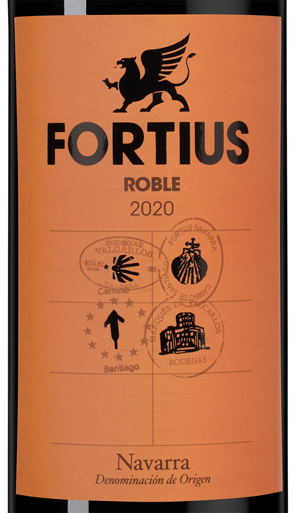 Вино Fortius Roble, 2020, (137205), Испания, Наварра, красное, сухое, 0.75 л, Фортиус Робле, цена 1490 рублей
