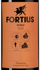 Вино Fortius Roble, (137205), красное сухое, 2020 г., 0.75 л, Фортиус Робле цена 1290 рублей