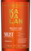 Односолодовый виски Kavalan Solist Brandy Cask Single Cask Strength в подарочной упаковке