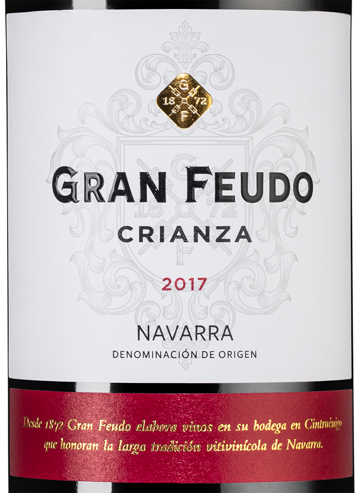 Вино Gran Feudo Crianza, Bodegas Chivite, 2017, (130730), Испания, Наварра, красное, сухое, 0.75 л, Гран Феудо Крианса, цена 2490 рублей