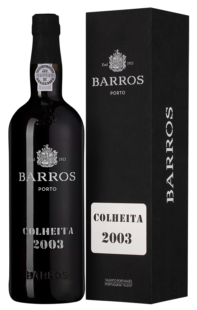 Портвейн Barros Colheita в подарочной упаковке, 2003, (146217), Португалия, Дору, сладкое, 0.75 л, Барруш Кулейта, цена 14990 рублей