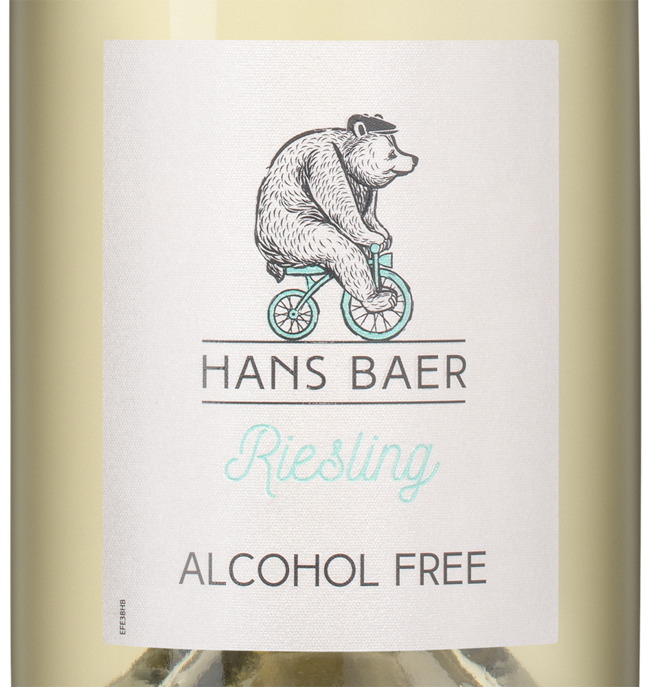 Игристое вино безалкогольное Hans Baer Riesling Sparkling No Alcohol, 0.5%, Weinkellerei Hechtsheim, (148650), Германия, Пфальц, 0.75 л, Ханс Баер Рислинг Спарклинг Безалкогольное, цена 1640 рублей