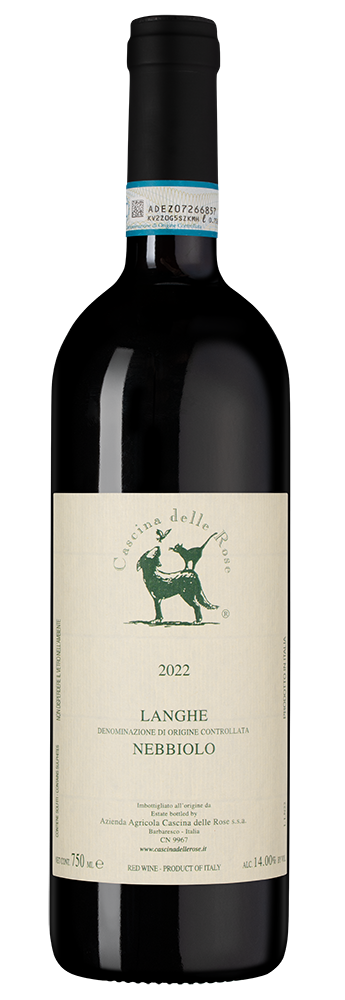 Вино Langhe Nebbiolo, Cascina delle Rose, 2022, (145445), Италия, Пьемонт, красное, сухое, 0.75 л, Ланге Неббиоло, цена 9490 рублей