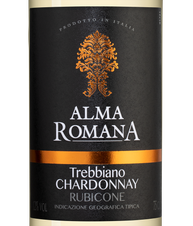 Вино Alma Romana Trebbiano/Chardonnay, (144423), белое полусухое, 0.75 л, Альма Романа Треббьяно/Шардоне цена 1040 рублей