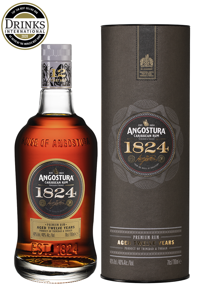 Ром Angostura 1824 Aged 12 Years, (159574), Тринидад и Тобаго, 0.7 л, Ангостура 1824 Эйджд 12 Лет, цена 12490 рублей