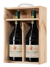 Вино Chateau de la Gardine в подарочном наборе, (129679), 0.75 л, Набор вин Шато де ля Гардин Шатонеф-дю-Пап Блан 2 бутылки. цена 22750 рублей