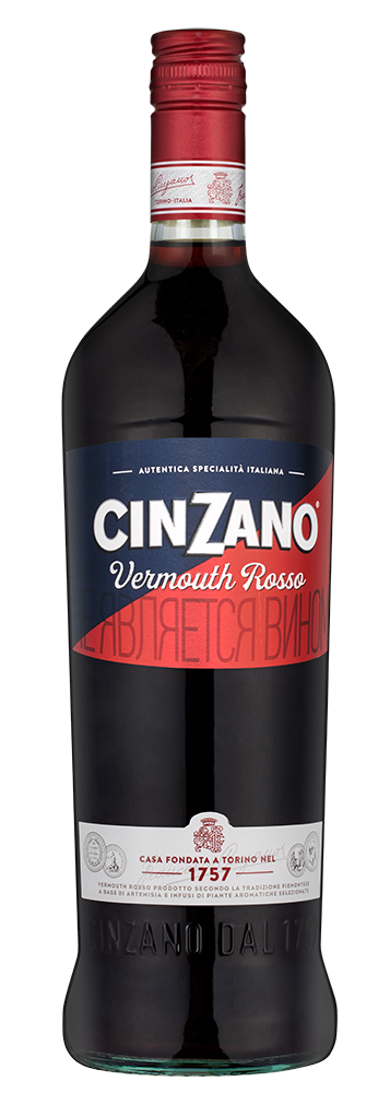 Вермут Cinzano Rosso, 1л, (141742), Италия, 1 л, Чинзано Россо, цена 1590 рублей