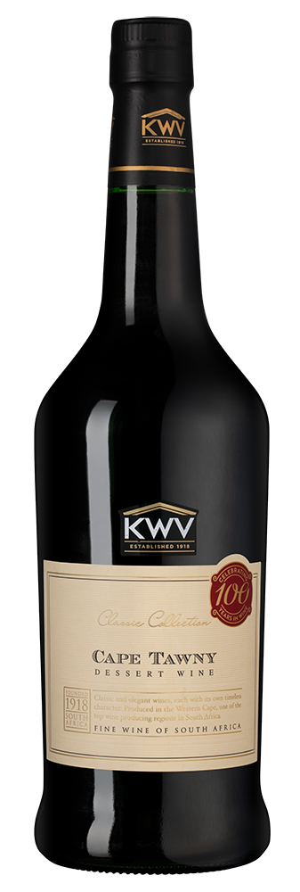 Вино креплёное KWV Classic Cape Tawny, (142361), Южная Африка, Вестерн Кейп, сладкое, 0.75 л, КВВ Кейп Тони, цена 2290 рублей