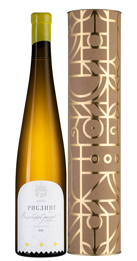 Вино Рислинг Семейный Резерв в подарочной упаковке, Сикоры, 2021, (159272), Россия, Кубань, белое, сухое, 0.75 л, Рислинг Семейный Резерв, цена 6490 рублей