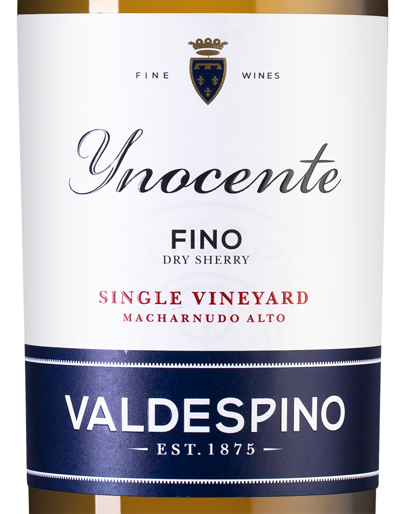 Херес Fino Inocente, Valdespino, (132781), Испания, Андалусия, 0.75 л, Фино Иносенте, цена 4990 рублей