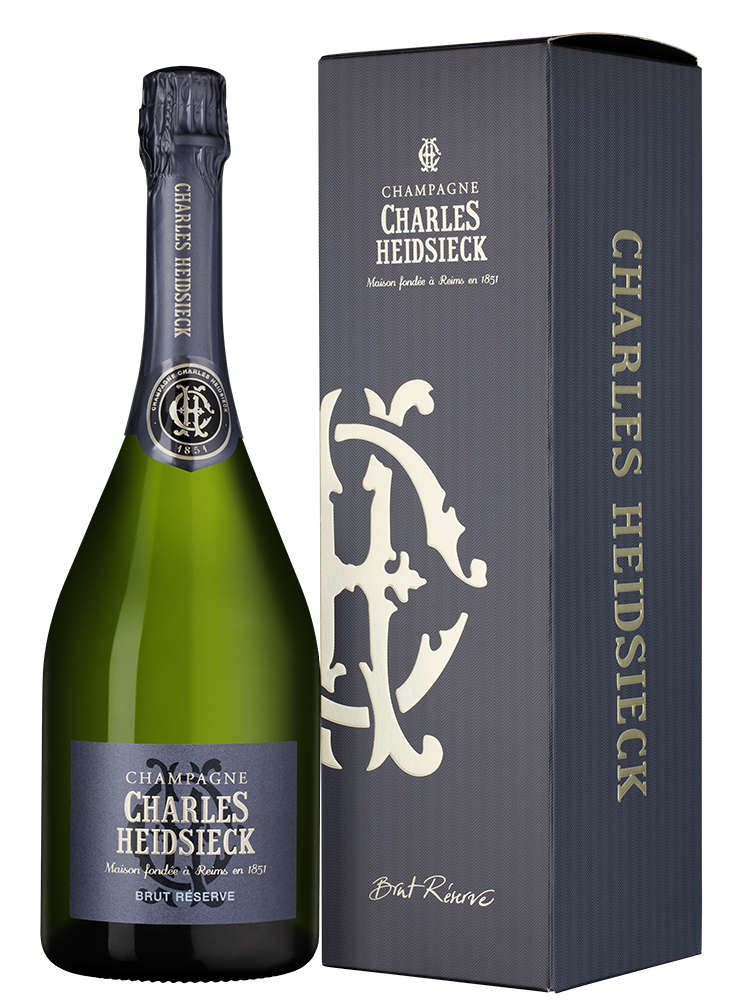 Шампанское Brut Reserve в подарочной упаковке, Charles Heidsieck, 1.5л, (148571), Франция, Шампань, белое, брют, 1.5 л, Брют Резерв, цена 44990 рублей