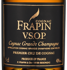 Коньяк Frapin VSOP Grande Champagne 1er Grand Cru du Cognac, (135048), V.S.O.P., Франция, 0.05 л, Фрапэн VSOP Гранд Шампань Премье Гран Крю дю Коньяк цена 1140 рублей