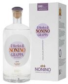 Grappa Monovitigno Il Merlot di Nonino в подарочной упаковке