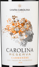 Вино Carolina Reserva Carmenere, (132261), красное сухое, 2019 г., 0.75 л, Каролина Ресерва Карменер цена 1490 рублей
