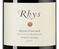 Вино с вкусом черных спелых ягод Pinot Noir Alpine Vineyard