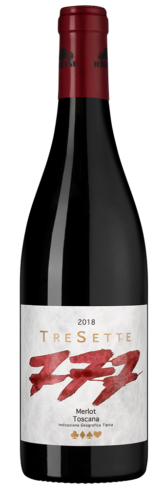 Вино TreSette, Riecine, 2018, (144499), Италия, Тоскана, красное, сухое, 0.75 л, ТреСетте, цена 22490 рублей