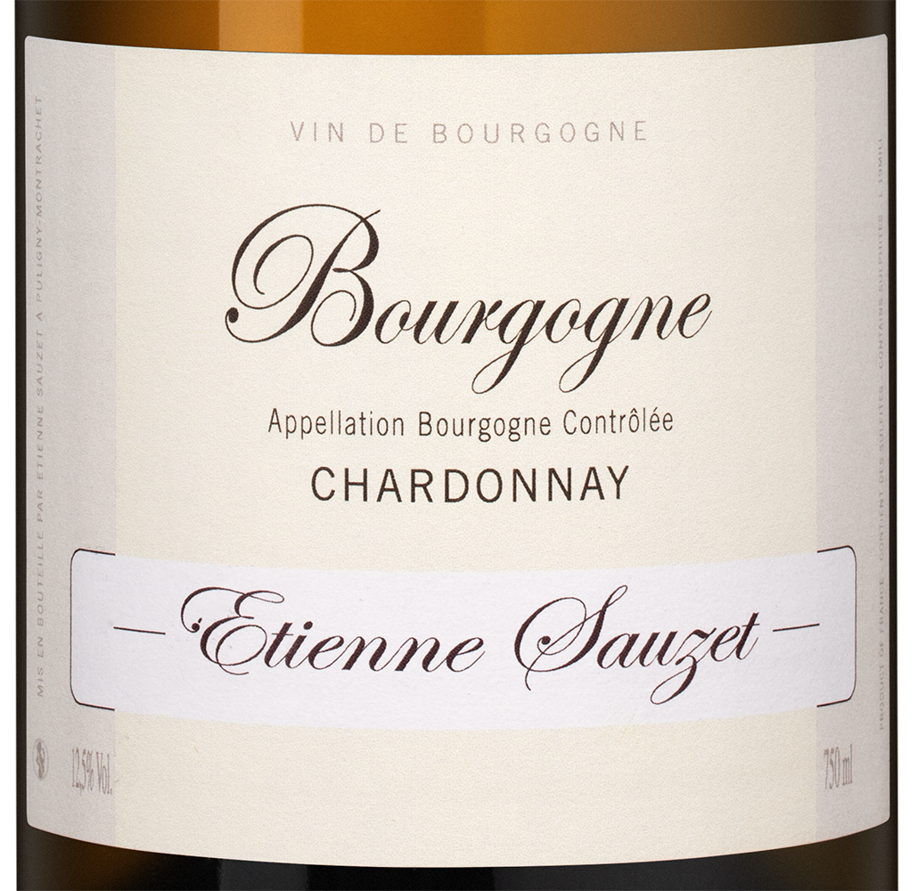 Вино Bourgogne Chardonnay, Etienne Sauzet, 2023, (158142), Франция, Бургундия, белое, сухое, 0.75 л, Бургонь Шардоне, цена 12490 рублей